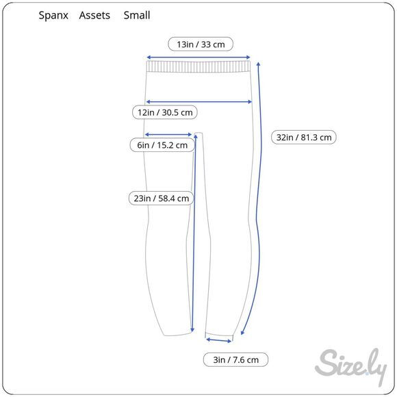 Spanx Assets Capri Leggings Small Womens Mid Rise Blue Skinny Leg Casual Bottoms - Picture 2 of 5